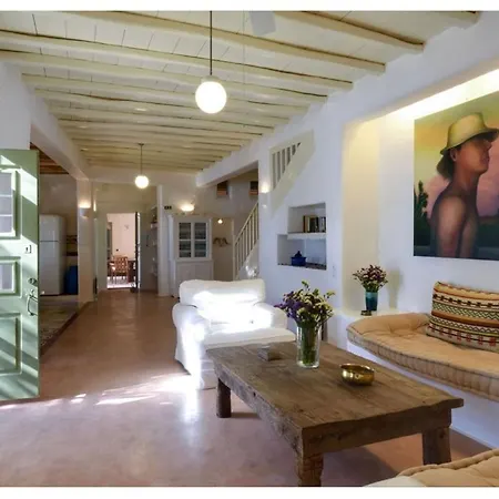 ヴィラ The Mykonian Beachfront Estate Fokos Beach